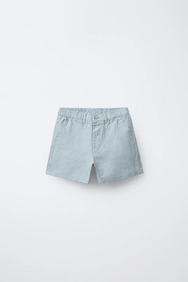 SHORT 100 % LIN