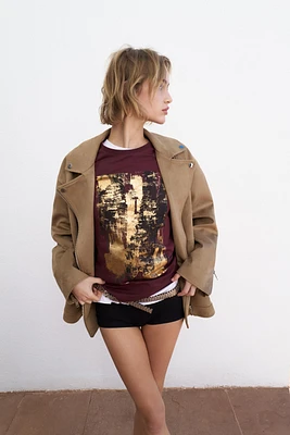 METALLIC T-SHIRT