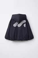 BLOUSON À CAPUCHE AVEC LOGO