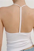 HALTER TOP WITH BACK STRAP