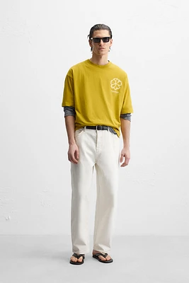 T-SHIRT À IMPRIMÉ FLEURI