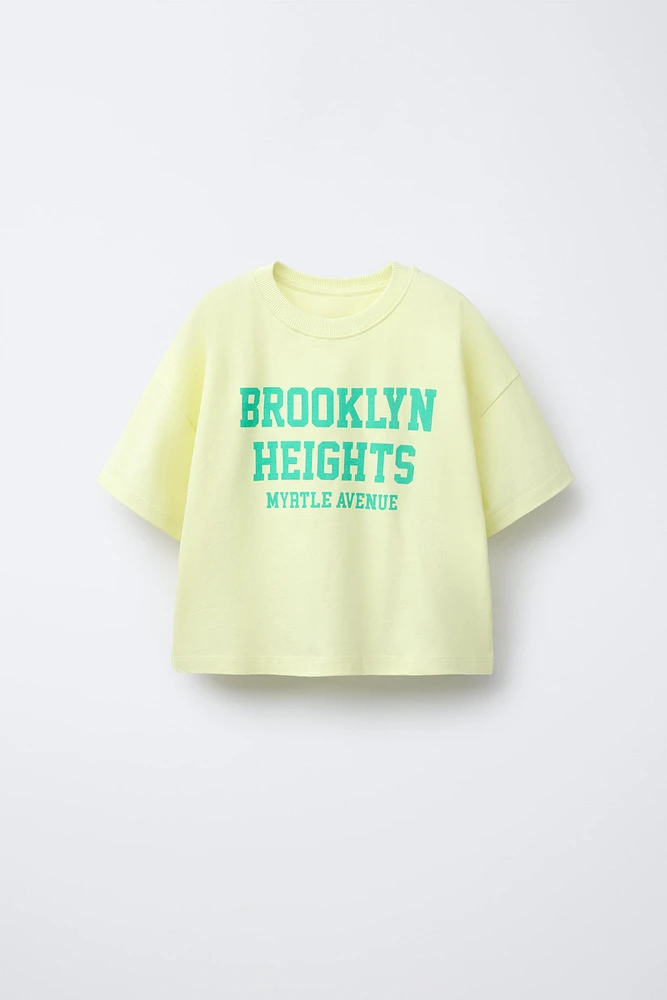 TEXT PRINT T-SHIRT
