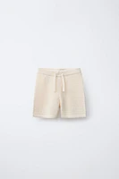 CROCHET KNIT SHORTS