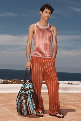LIMITED EDITION STRIPED RELAXED FIT PANTS