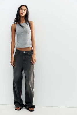 JEWEL OPEN BACK TOP