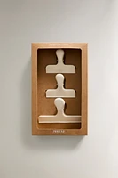 METALLIC CLIPS (SET OF 3)