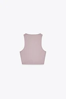 SLEEVELESS CROP TOP