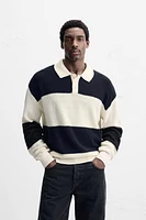 POLO EN MAILLE DE LIN ET COTON