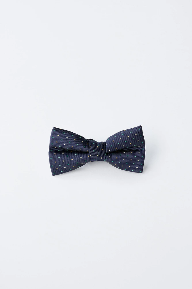 NŒUD PAPILLON IMPRIMÉ À POIS