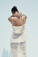 ORGANZA COMBINATION TOP