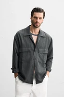 CHEMISE FLUIDE À RAYURES