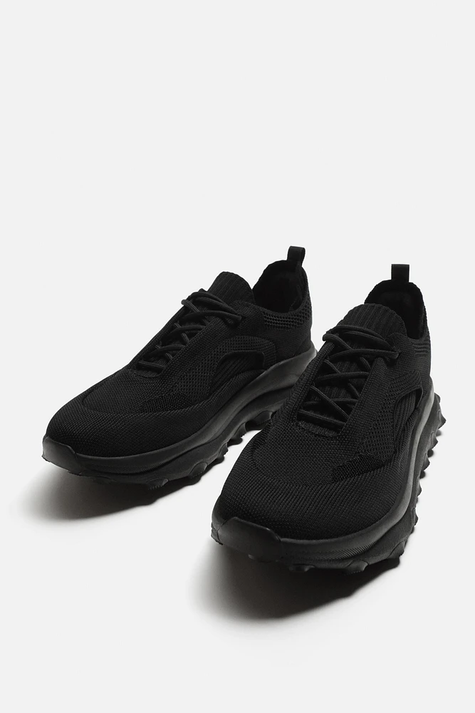 KNIT CHUNKY SNEAKERS