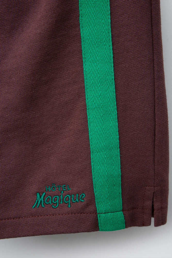 HÔTEL MAGIQUE © X ZARA PLUSH SHORTS