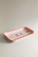 CHILDREN’S SET OF CASSETTE PAPER PLATES (SET OF 12)