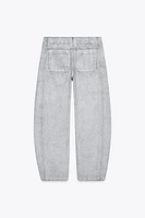 ZW COLLECTION TAPERED COATED MID-RISE JEANS