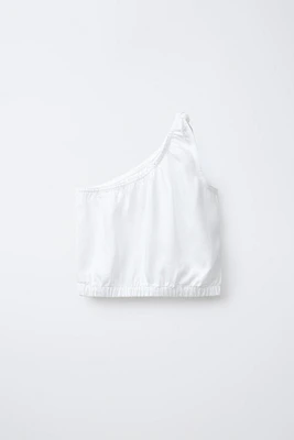 ASYMMETRICAL NECK TOP