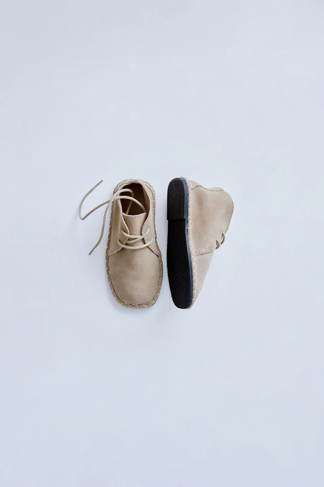 ZARA TIMELESS - LEATHER LACE-UP SHOES