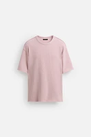 REVERSE EFFECT KNIT T-SHIRT