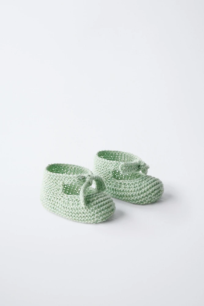 COTTON TIE BOOTIES