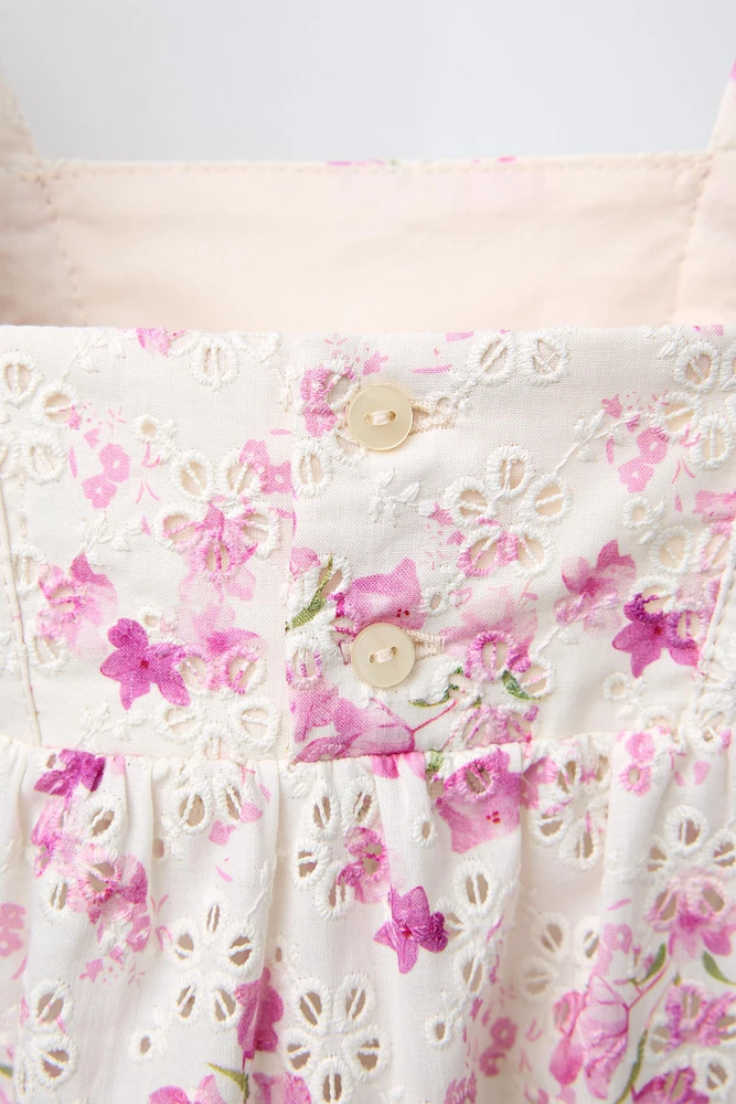 FLORAL PRINT SHIFFLY TOP