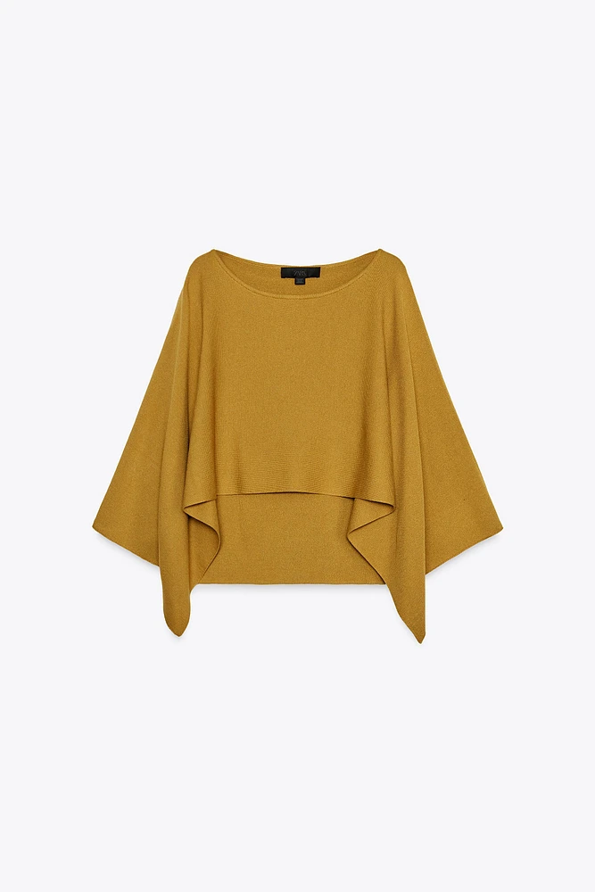 LAYERED KNIT TOP