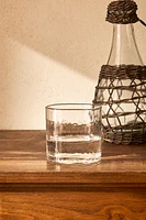 VERRE EN VERRE RECYCLABLE MARTELÉ