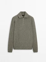 Pull coton col camionneur