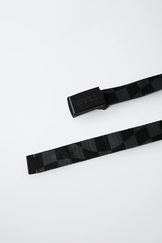 CHECKERED BELT