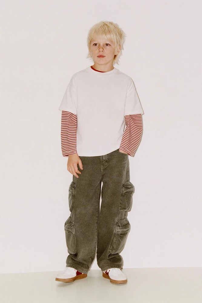 PANTALON LARGE MULTICARGO
