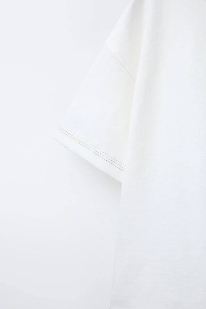 TOPSTITCH POCKET T-SHIRT