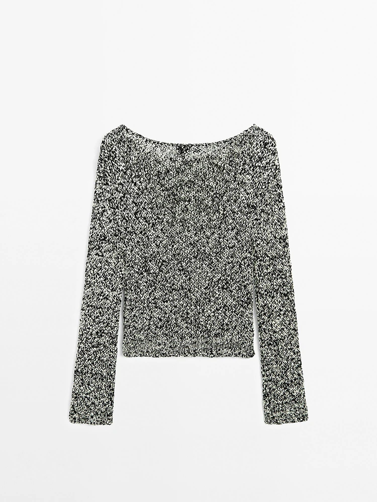 Flecked knit sweater - Limited Edition