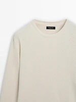 Pull en maille de coton mélang
