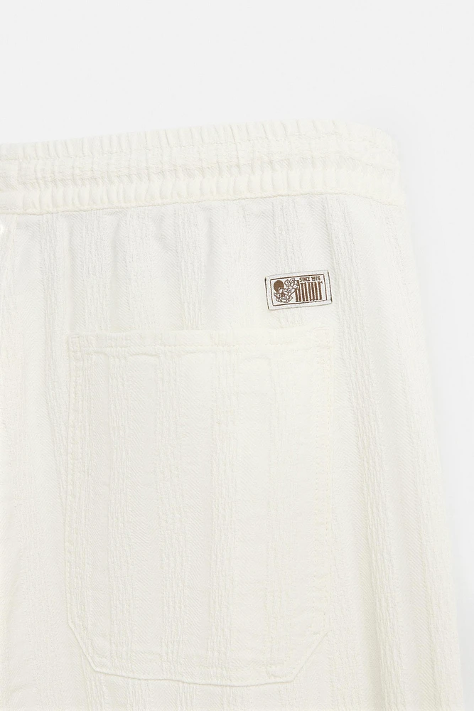JACQUARD STRIPED PANTS