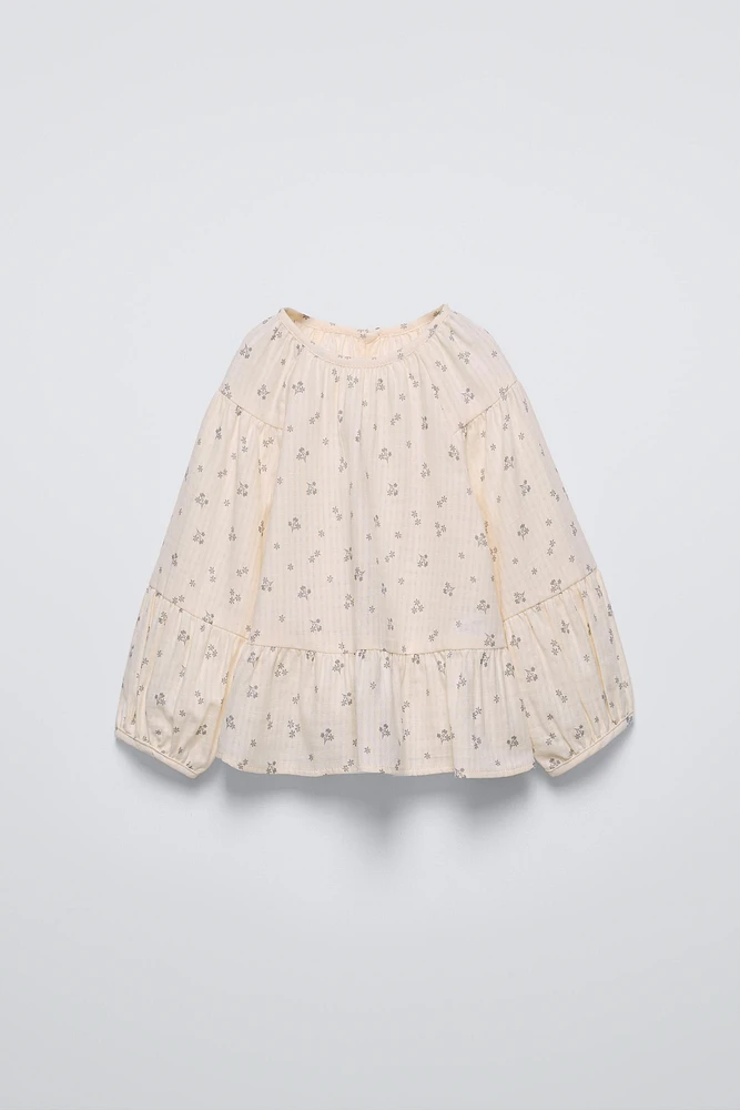 FLORAL PRINT BLOUSE
