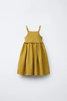 RIB AND TEXTURE COMBINATION DRESS