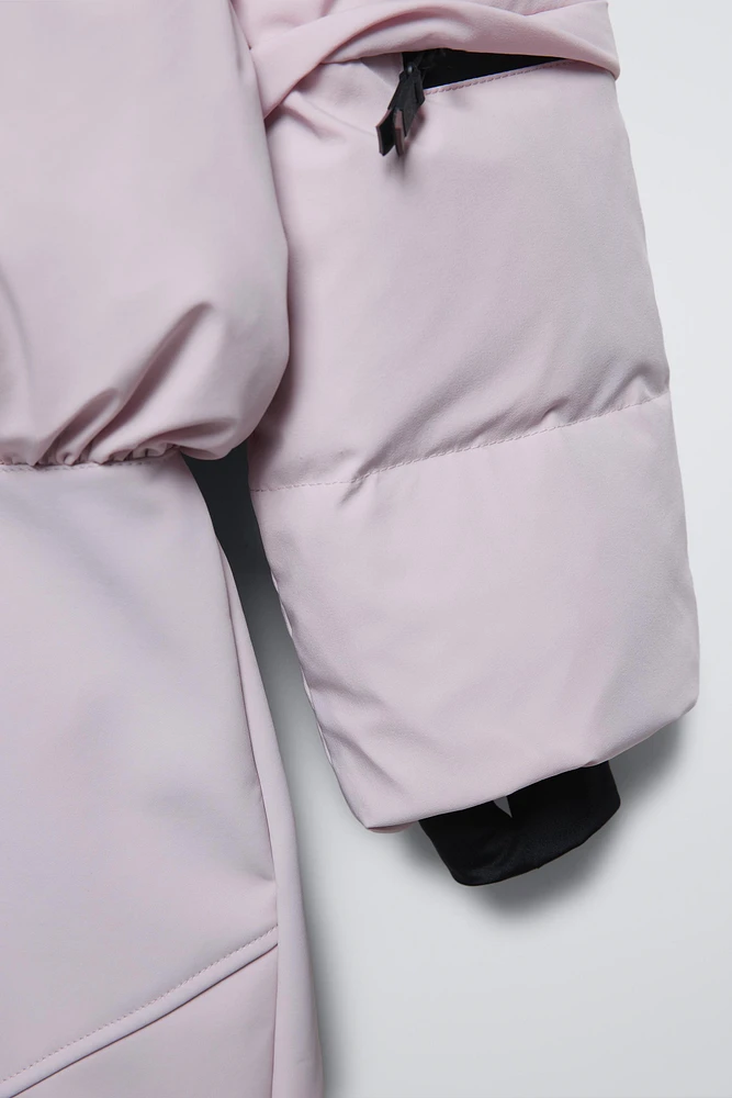 WINDPROOF AND WATER REPELLENT DOWN JUMPSUIT RECCO® SYSTEM SKI COLLECTION