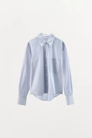 STRIPED PAJAMA SHIRT