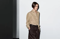 Chemisier chambray 100 % lin