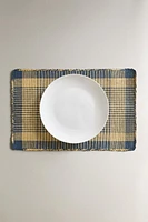 SET DE TABLE PAPIER CARREAUX