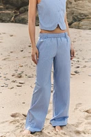 STRIPED PAJAMA PANTS