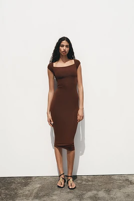 POLYAMIDE MIDI DRESS