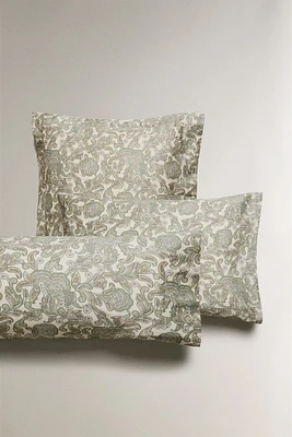 TAIE D’OREILLER SATIN PAISLEY