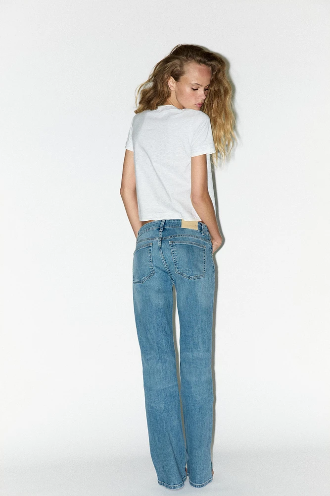 TRF LOW RISE BOOTCUT JEANS