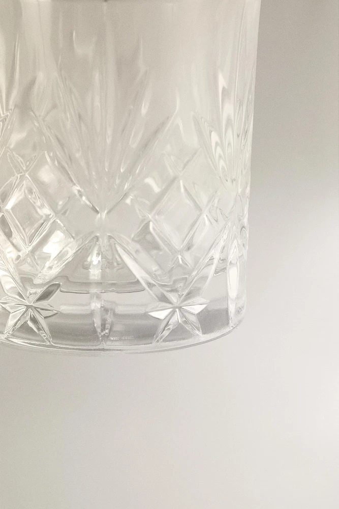 VERRE À SHOT TAILLÉ CRISTALLIN
