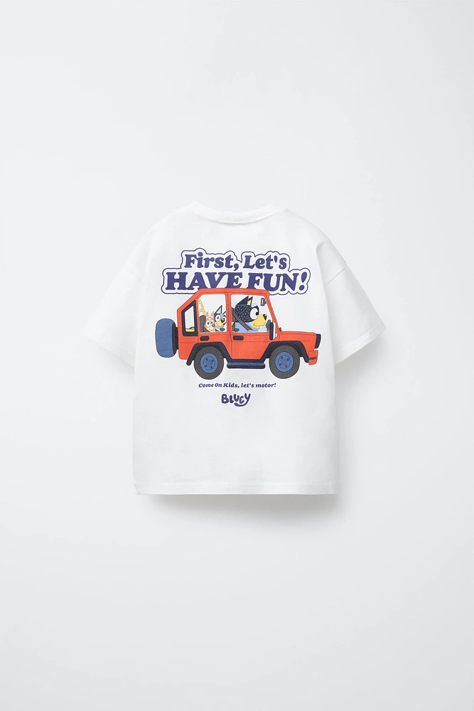 T-SHIRT IMPRIMÉ BLUEY © LUDO STUDIO