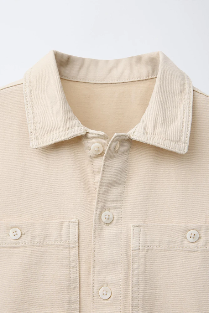 TWILL POCKET SHIRT
