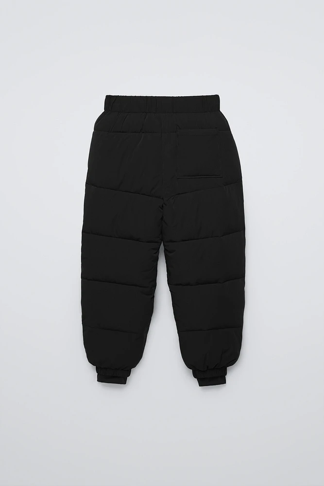 PANTALON MATELASSÉ WATER REPELLENT ET WINDPROOF SKI COLLECTION