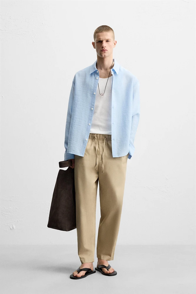 TEXTURED REGULAR FIT SHIRT