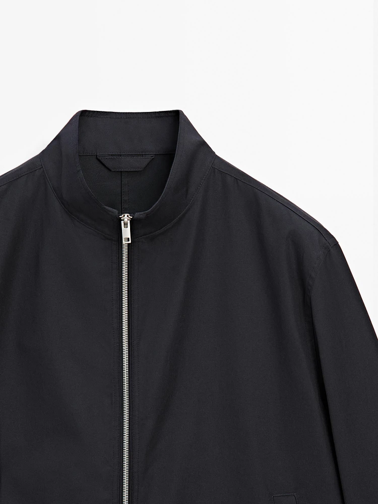 Veste fermeture Éclair 100 % coton