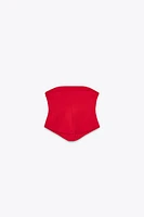 BUSTIER TOP